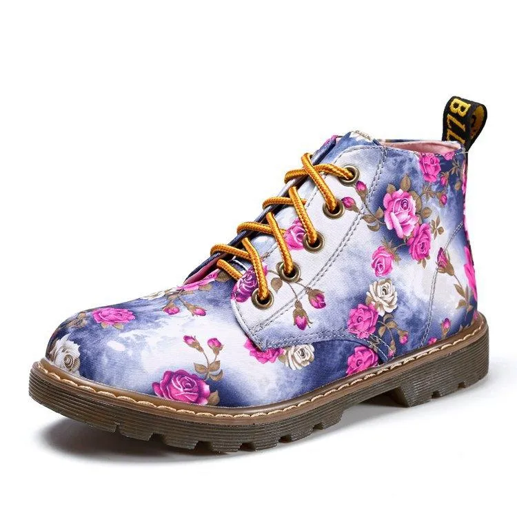 Martin Boots Female British Style Spring and Autumn Students Korean Style Short Tube