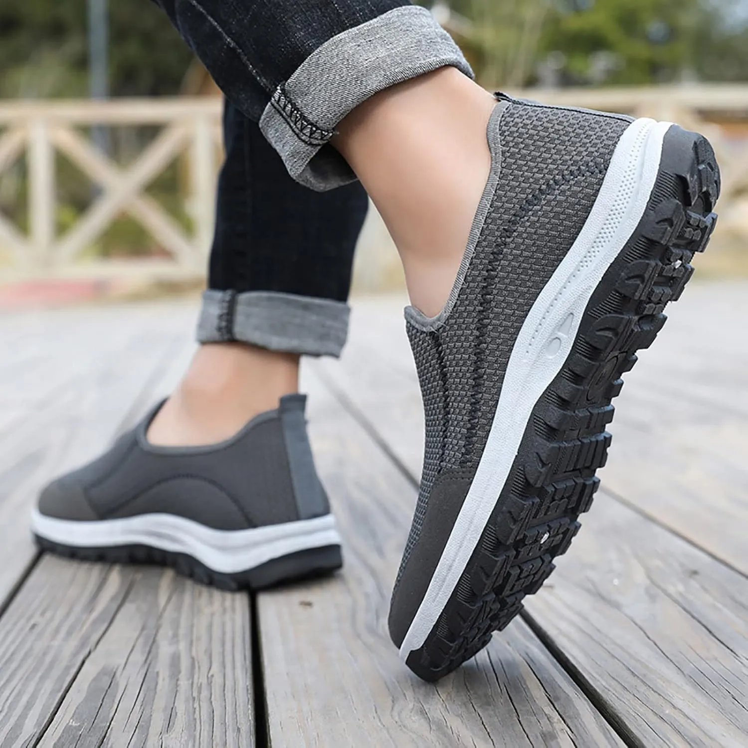 Men Low Top Walking Shoes Fashion Casual Loafers Mens Casual Shoes Combo Sneaker