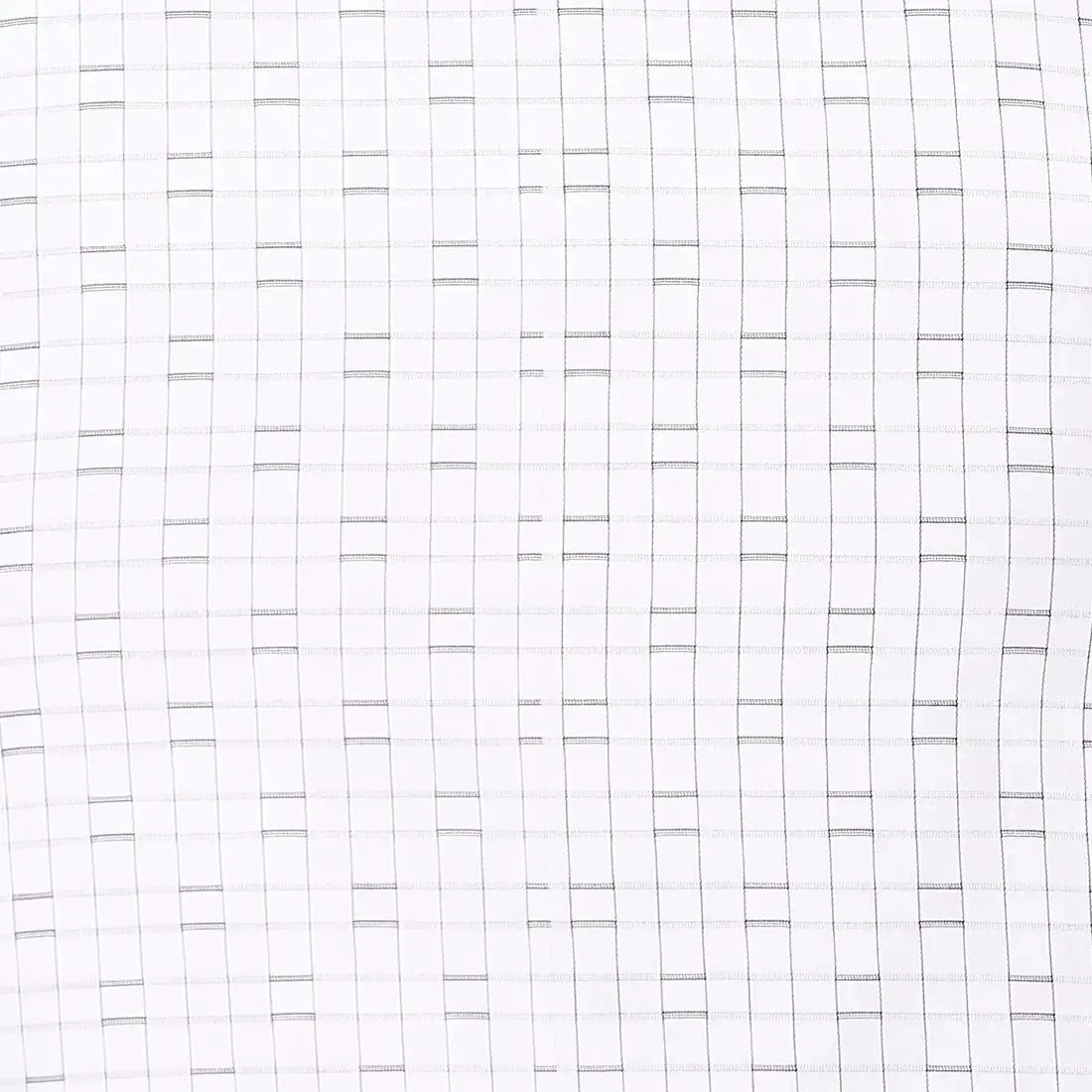 Men White Contemporary Fit Checks Cotton Shirts