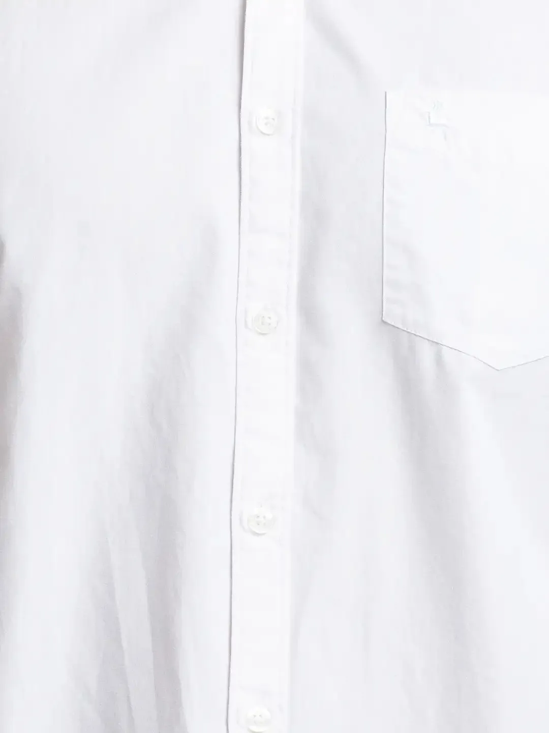 Men White Slim Fit Solid Cotton Full Sleeve Shirts