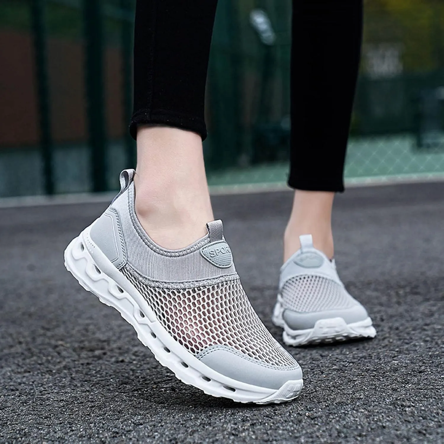 Mens Athletic Shoes Men's Fashion Sneakers Tennis Shoe for Men Slip on Shoe for Men Sport Mesh Sneaker