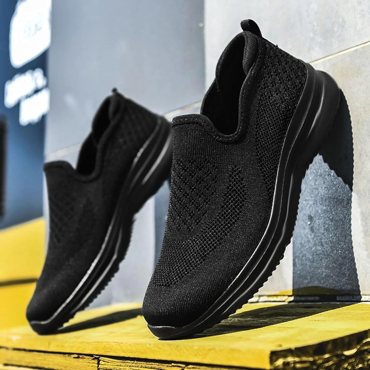 Mens Athletic Shoes Men's Sneakers Shoe for Men Slip on Shoe for Men Comfortable Everyday and Travel Sneaker
