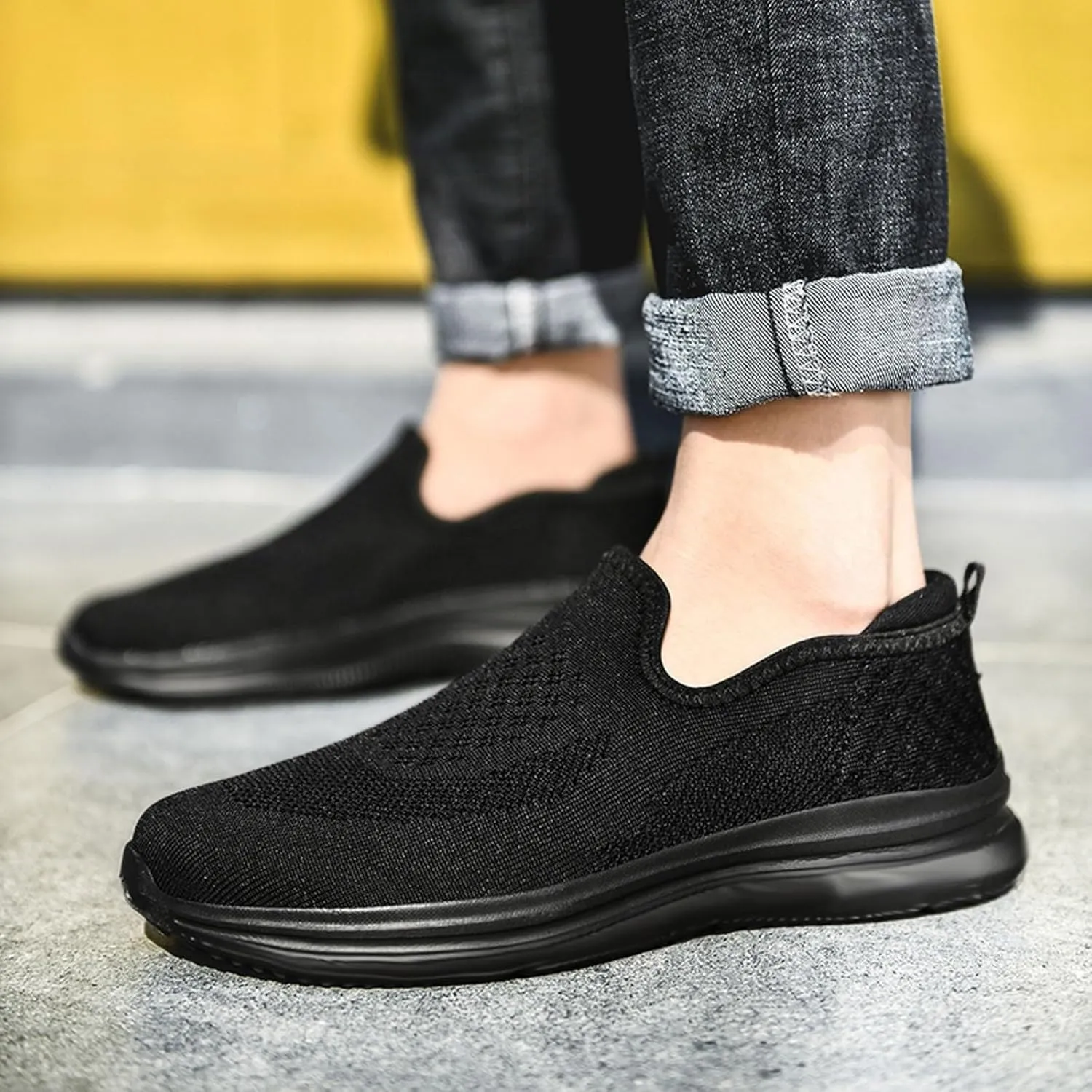 Mens Athletic Shoes Men's Sneakers Shoe for Men Slip on Shoe for Men Comfortable Everyday and Travel Sneaker