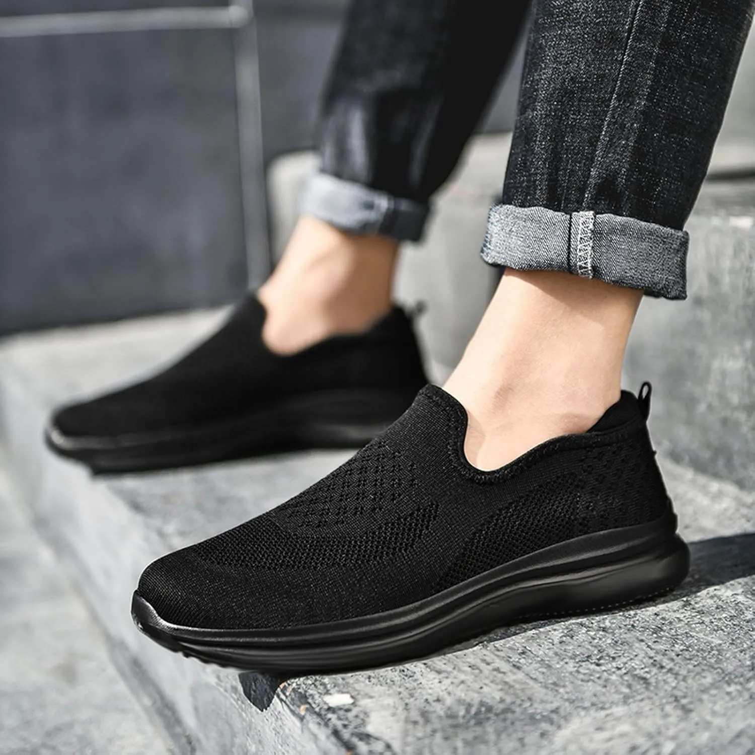 Mens Athletic Shoes Men's Sneakers Shoe for Men Slip on Shoe for Men Comfortable Everyday and Travel Sneaker