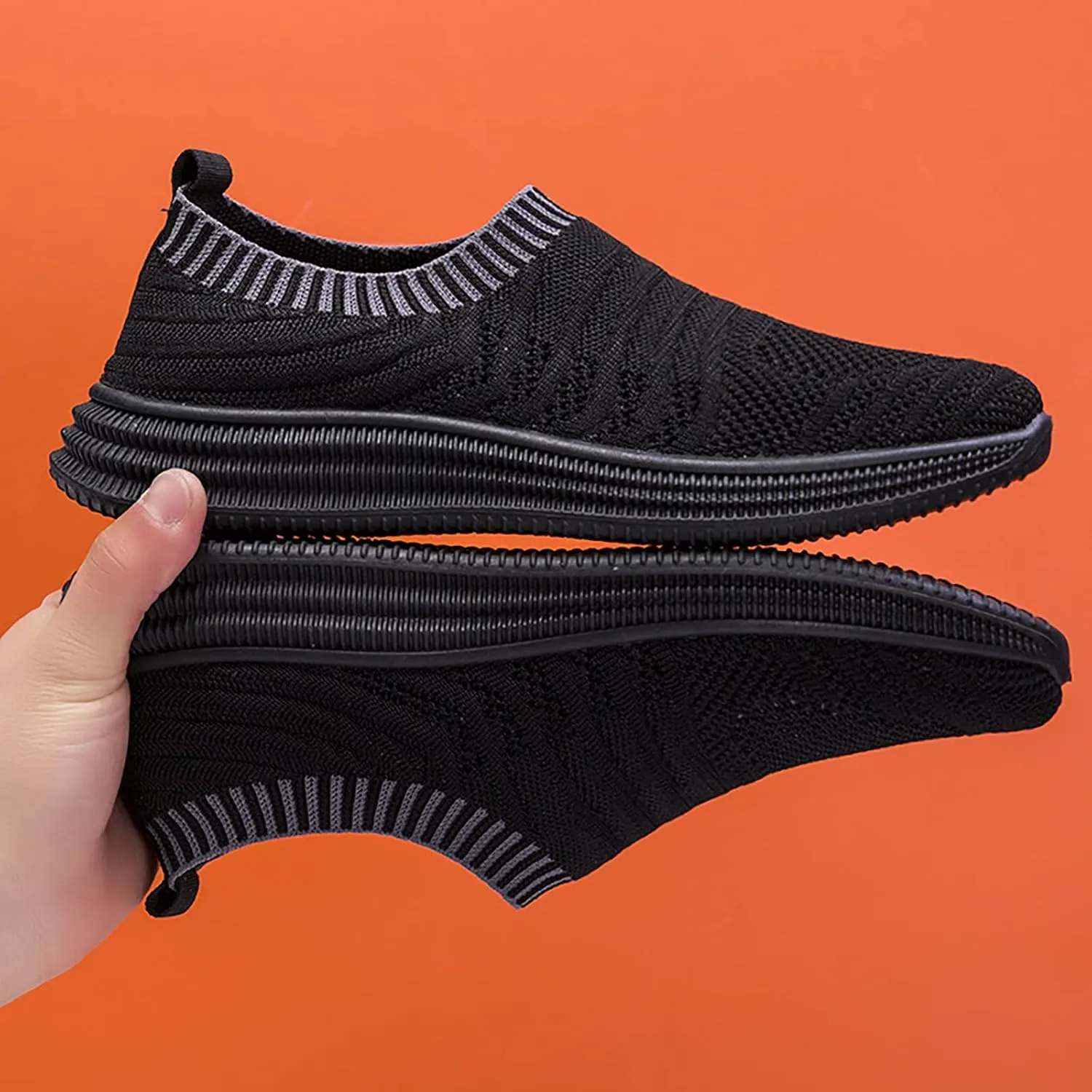 Men's Casual Shoes 2025 Spring and Summer New Fly Woven Mesh Breathable Fashion Walking Mens Sneaker Storage Boxes