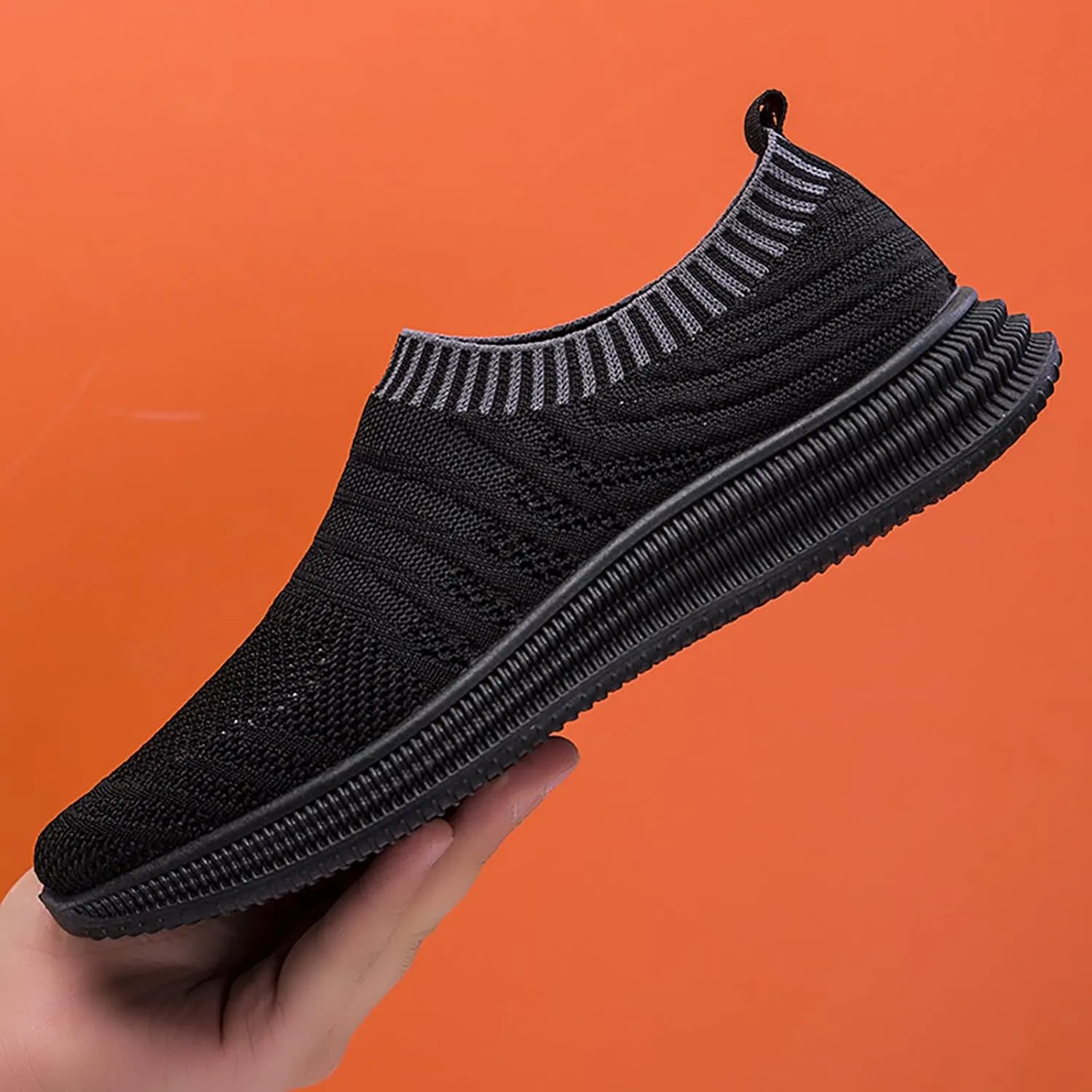 Men's Casual Shoes 2025 Spring and Summer New Fly Woven Mesh Breathable Fashion Walking Mens Sneaker Storage Boxes