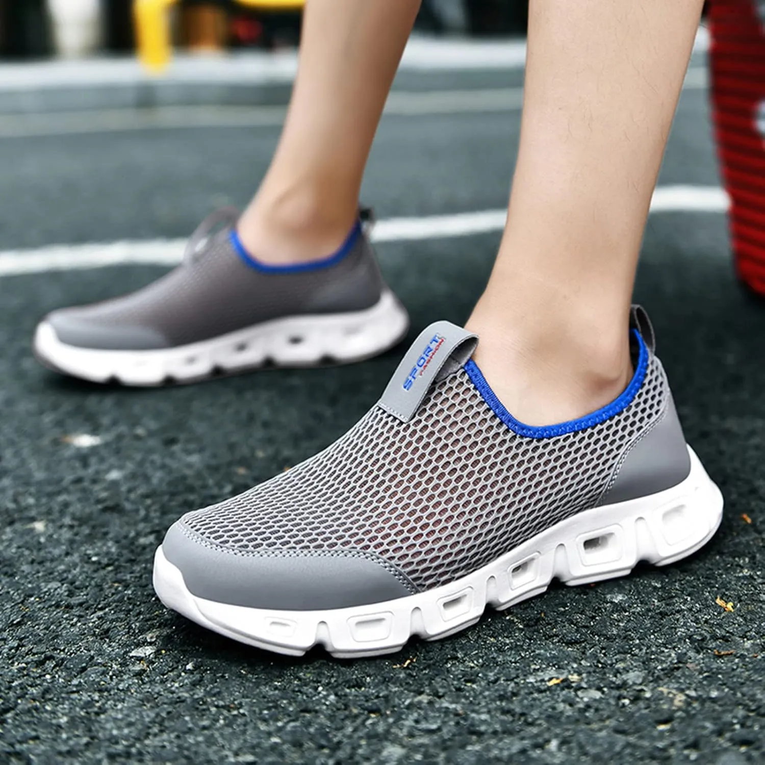 Men's Fashion Sneakers Mens Slip on Shoes Sneaker for Men Slip on Shoe for Men Sport Breathable Sneaker