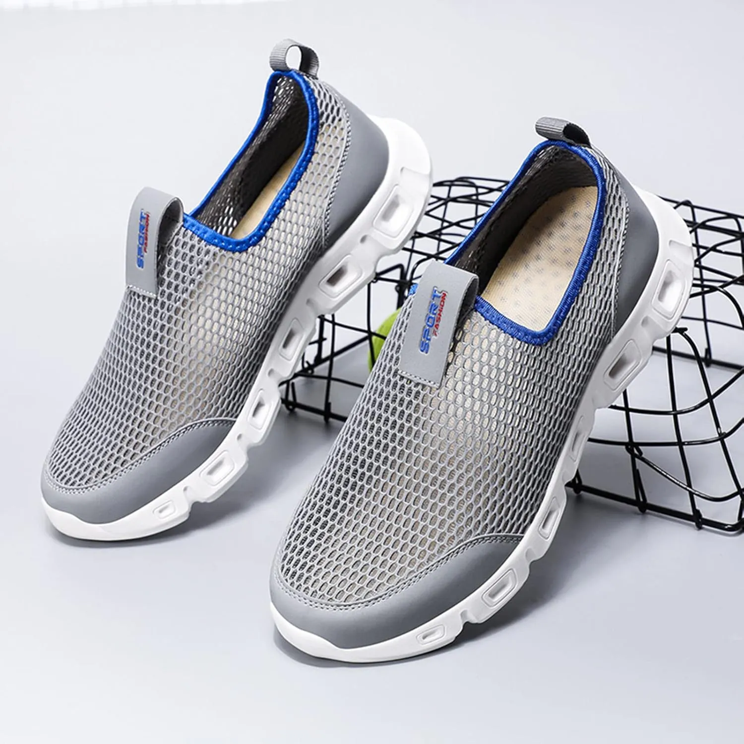 Men's Fashion Sneakers Mens Slip on Shoes Sneaker for Men Slip on Shoe for Men Sport Breathable Sneaker