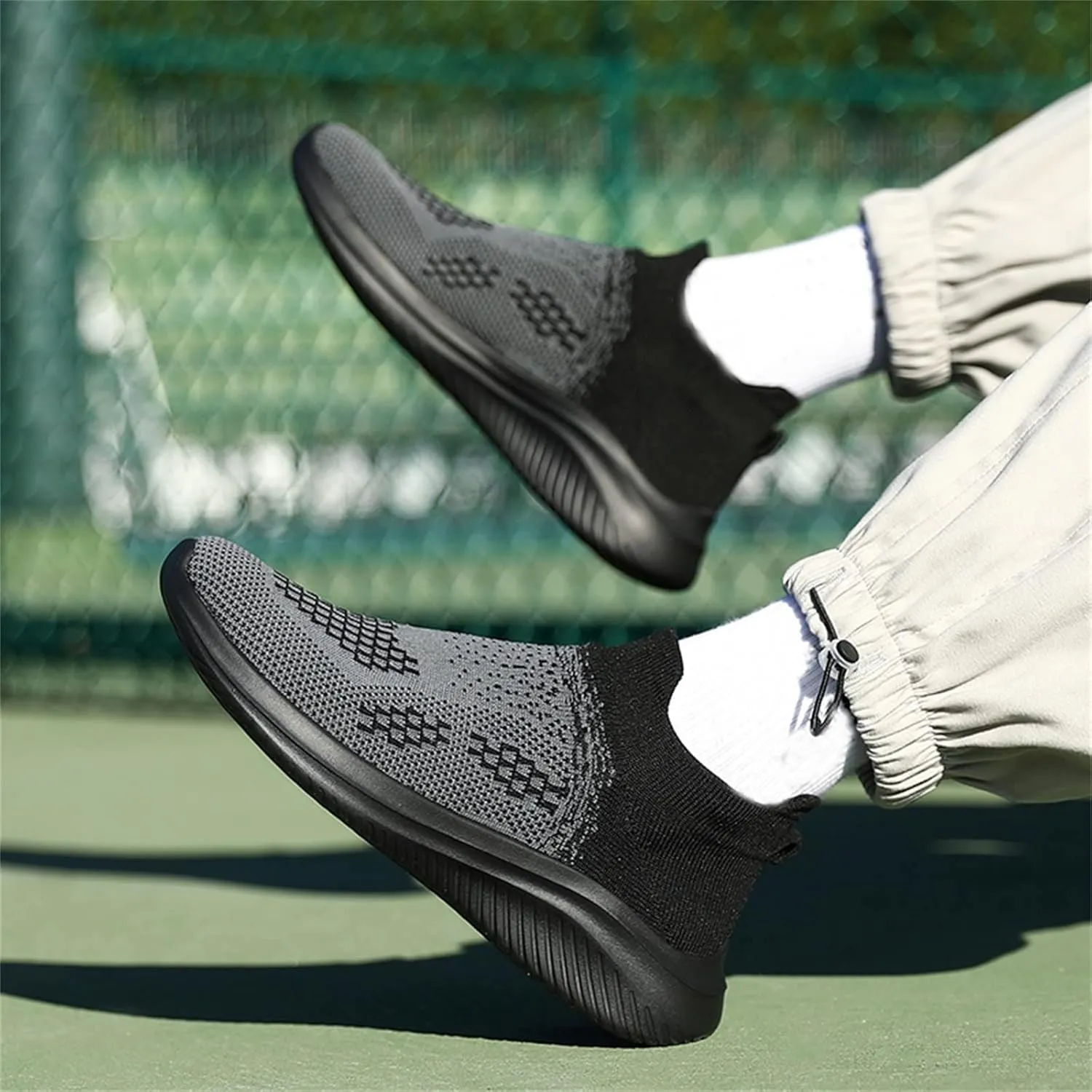 Men's Fashion Sneakers Mens Tennis Shoes Slip on Shoe for Men Tennis Shoe for Men Lightweight Breathable Sneaker
