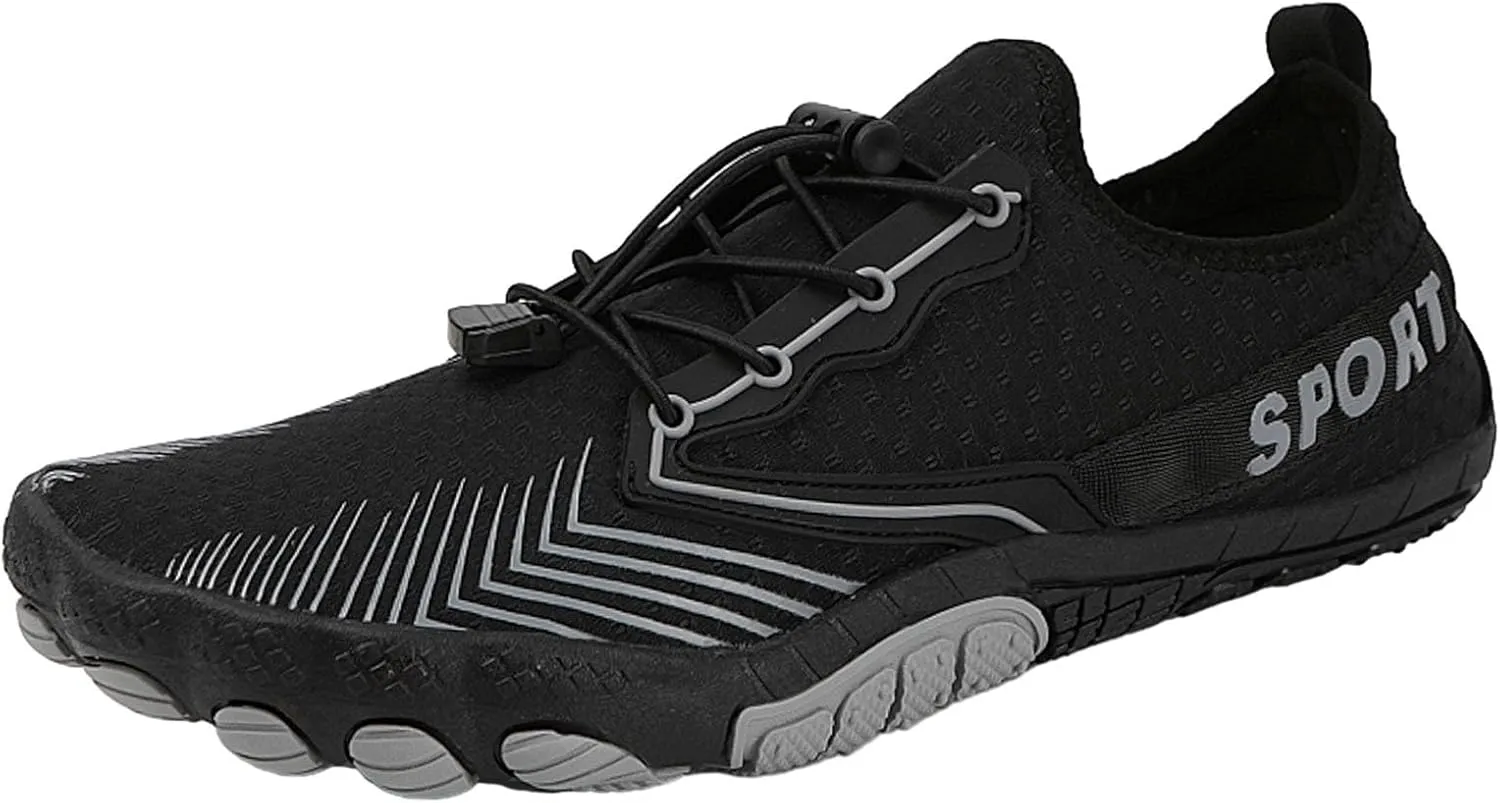 Mens Lightweight Minimalist Shoes Lightweight Breathable Slip on Running Shoe Non Slip Work Sport Shoes for Men