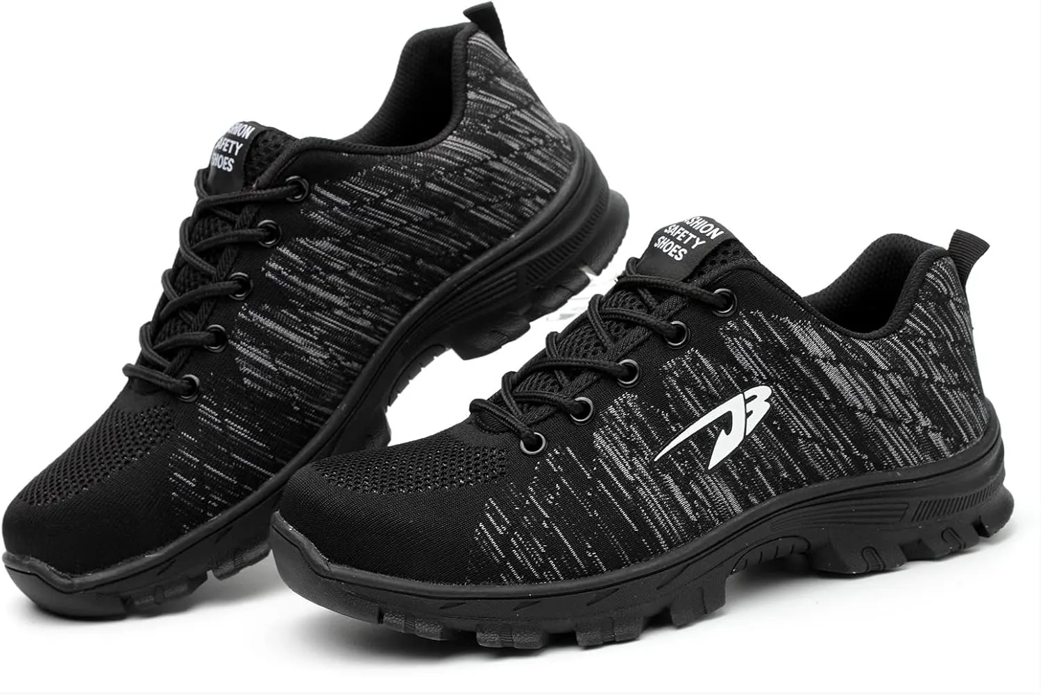 Men's Safety Toe Athletic Work Shoe,Lightweight Safety Shoes Slip Resistant Work Sneaker Breathable Puncture Proof Shoes,