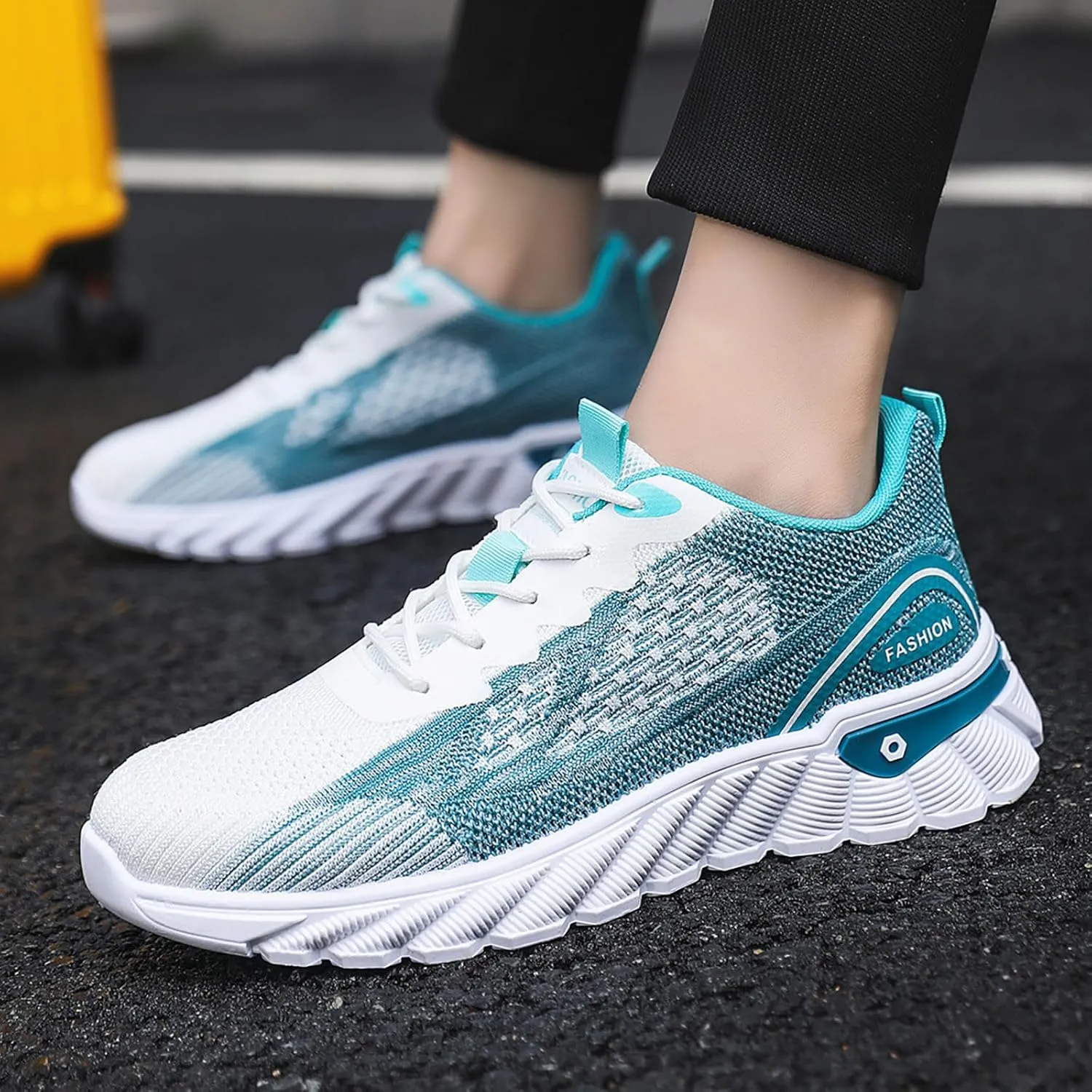 Mens Slip on Sneakers Work Shoes for Men Men's Sneaker Lightweight Breathable Mesh Slide Shoe White Sneakers Slip on Lightweight Breathable Fashion Running Shoes Men
