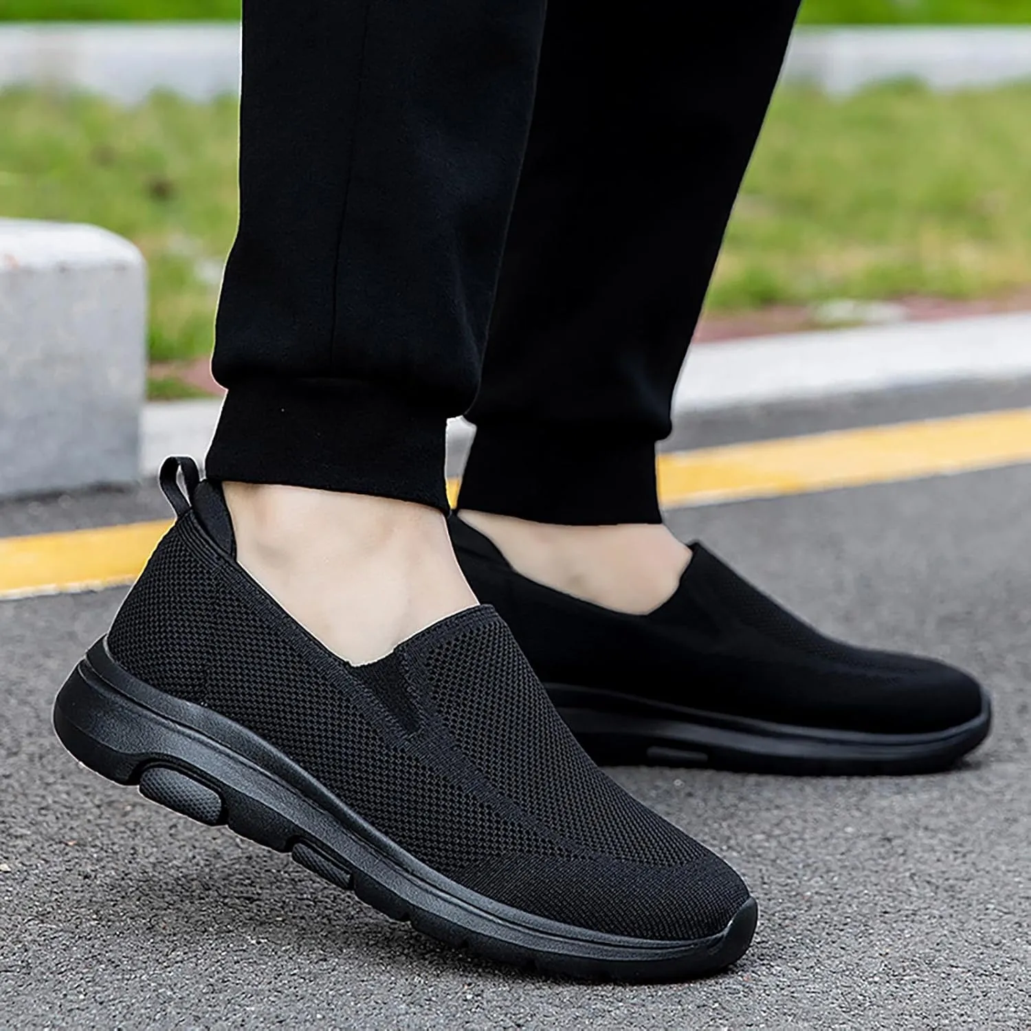 Men's Sneakers Men's Fashion Sneakers Shoe for Men Slip on Shoe for Men Sport Running Trail Sneaker