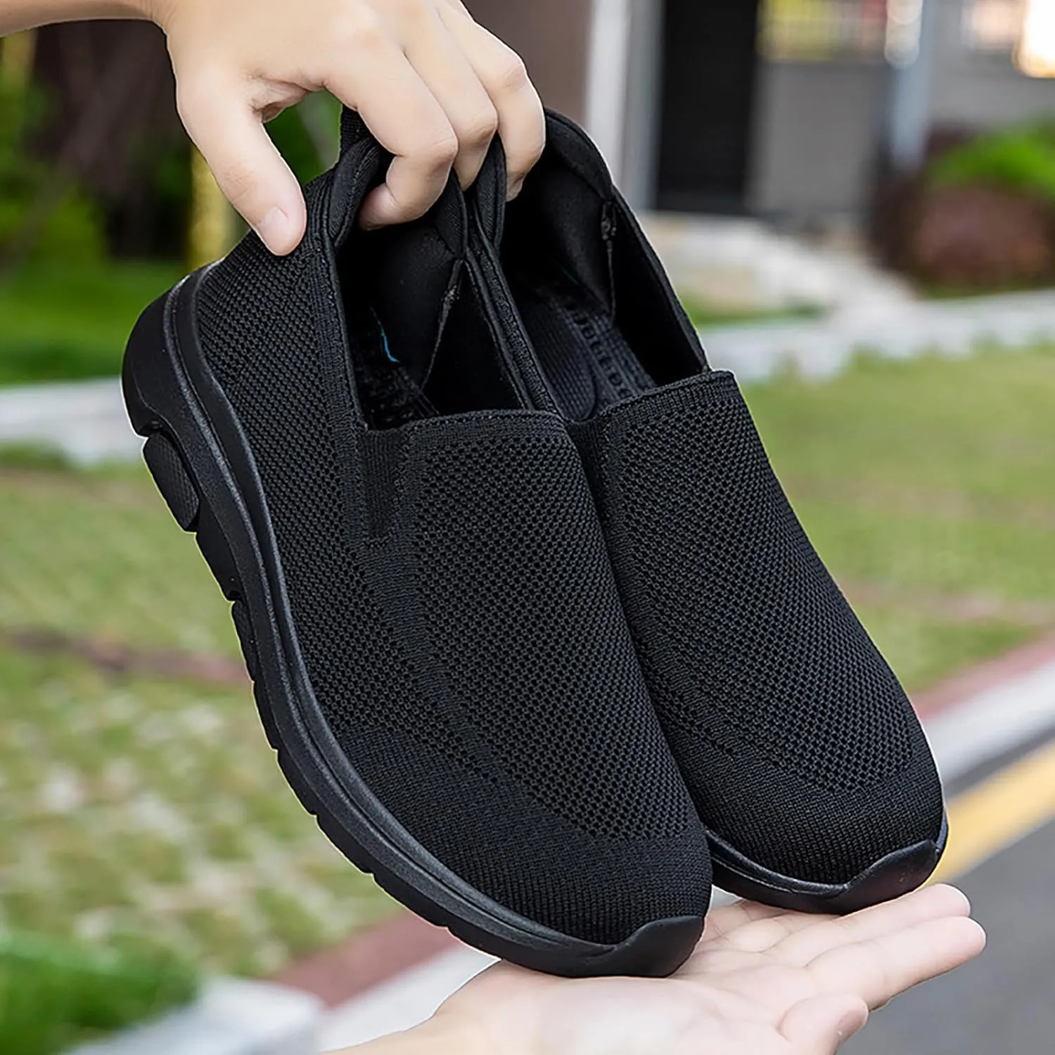 Men's Sneakers Men's Fashion Sneakers Shoe for Men Slip on Shoe for Men Sport Running Trail Sneaker
