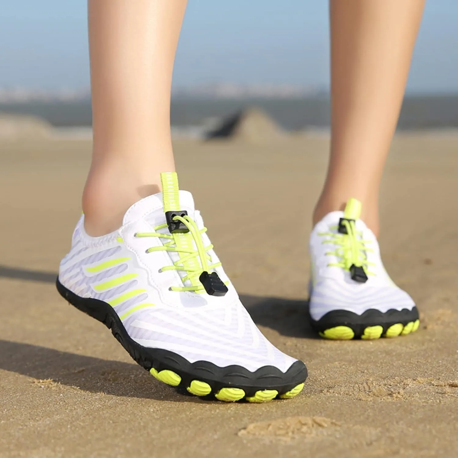 Mens Womens Quick Dry Water Shoes Barefoot Aqua Swim Beach Pool Surf Hiking Kayaking Boating Diving Yoga Outdoor Sport Shoes Lightweight