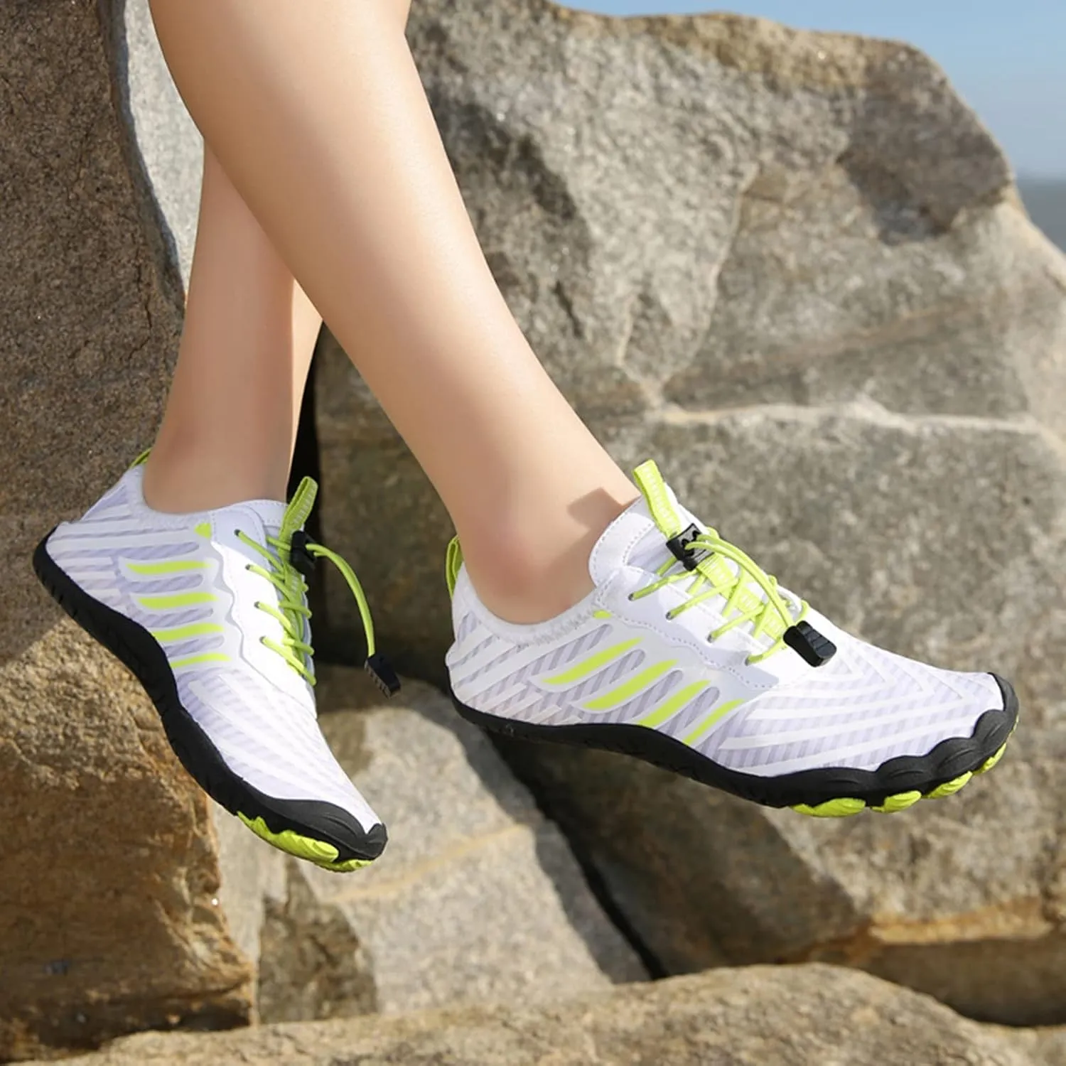Mens Womens Quick Dry Water Shoes Barefoot Aqua Swim Beach Pool Surf Hiking Kayaking Boating Diving Yoga Outdoor Sport Shoes Lightweight