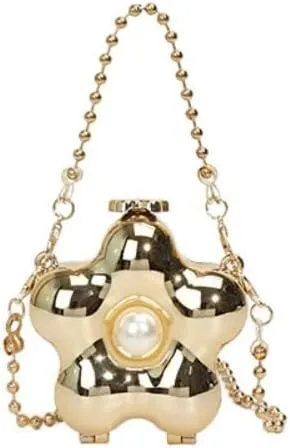 Mini Clutch Bag Evening Banquet Bag Shoulder Bag, Women Handbag Pearls Crossbody Bags