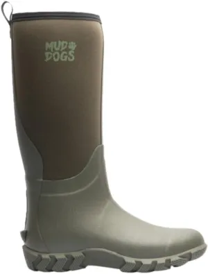 Mud Dogs RUTLAND TALL Mens Womens Unisex Waterproof Dog Walking Neoprene Ankle Wellies Wellington Boots