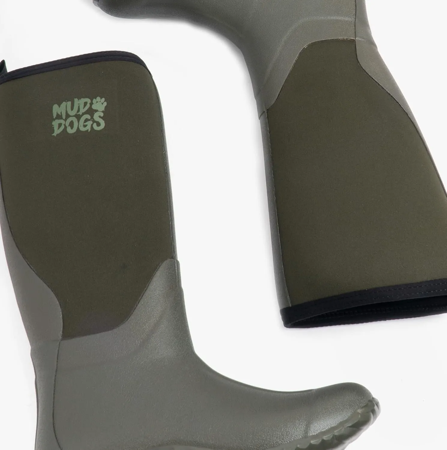 Mud Dogs RUTLAND TALL Mens Womens Unisex Waterproof Dog Walking Neoprene Ankle Wellies Wellington Boots