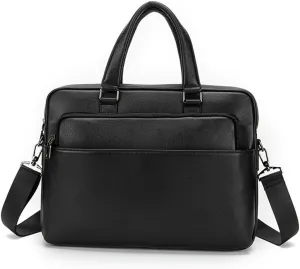 Natural Wrestling Pattern Men's Briefcase Large Capacity Computer Bag Men's Leather Handbag Top