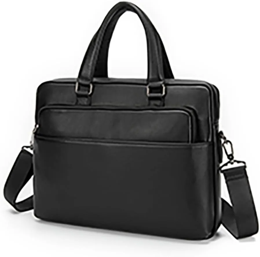 Natural Wrestling Pattern Men's Briefcase Large Capacity Computer Bag Men's Leather Handbag Top
