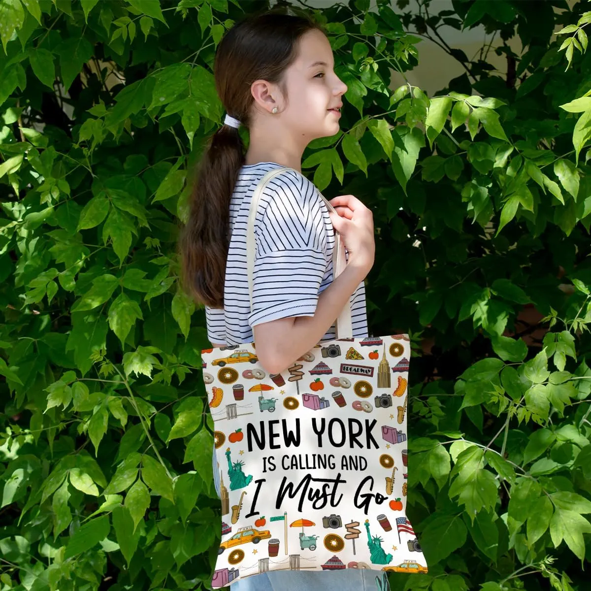 New York Chicago Nashville Paris Italy Los Angeles Las Vegas Lover Gifts Tote Bag Beach Bag Travel Souvenir Gift