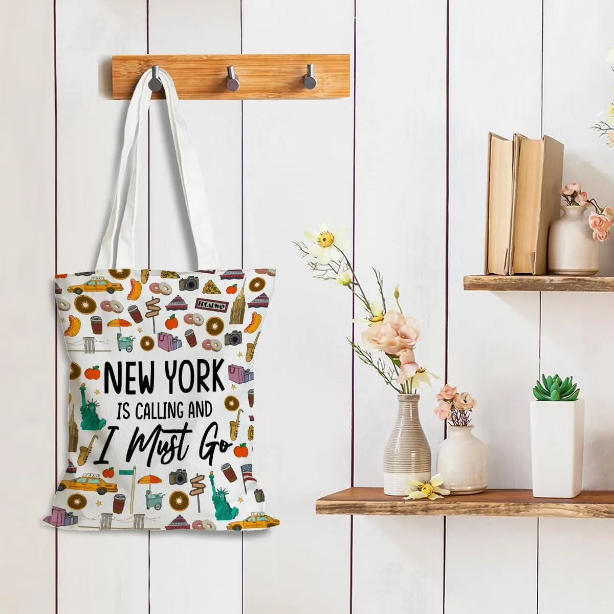 New York Chicago Nashville Paris Italy Los Angeles Las Vegas Lover Gifts Tote Bag Beach Bag Travel Souvenir Gift