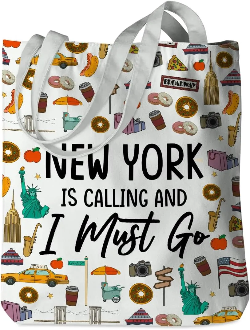 New York Chicago Nashville Paris Italy Los Angeles Las Vegas Lover Gifts Tote Bag Beach Bag Travel Souvenir Gift
