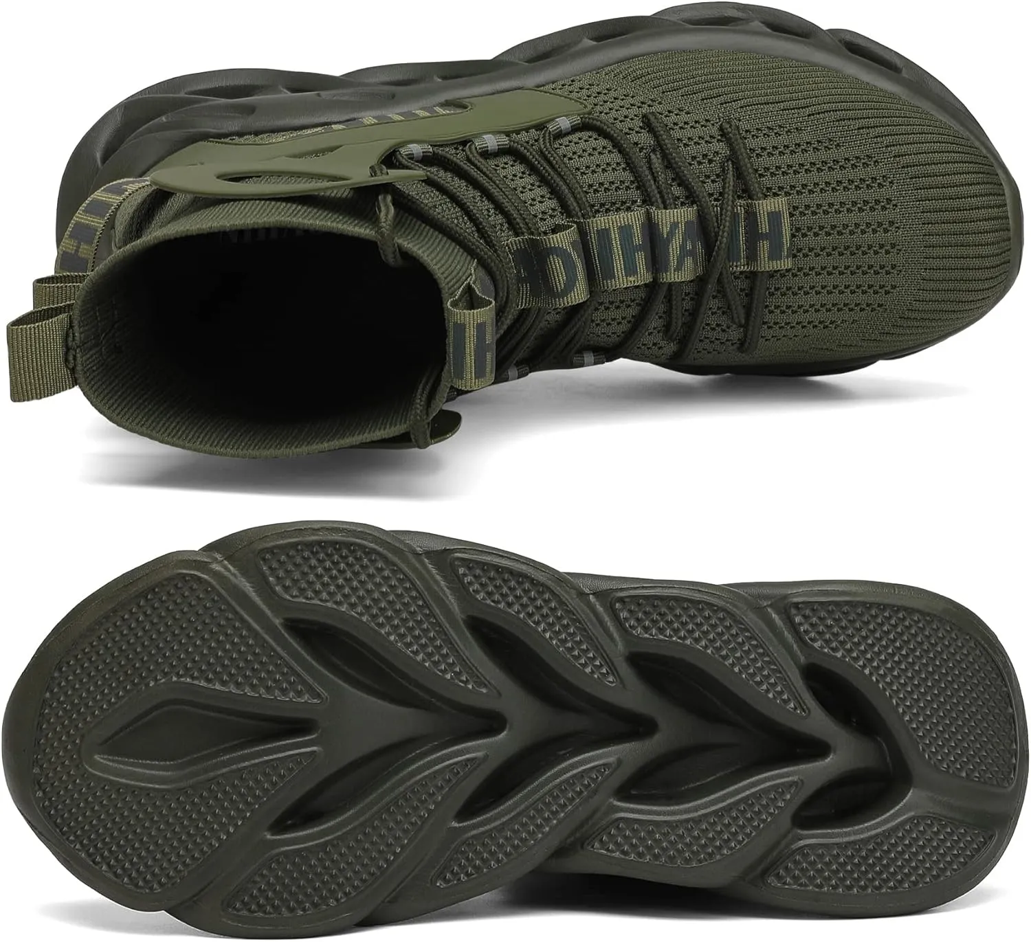 Nihaoya Men Athletic Walking Running Tennis Shoes Fashion Sneakers