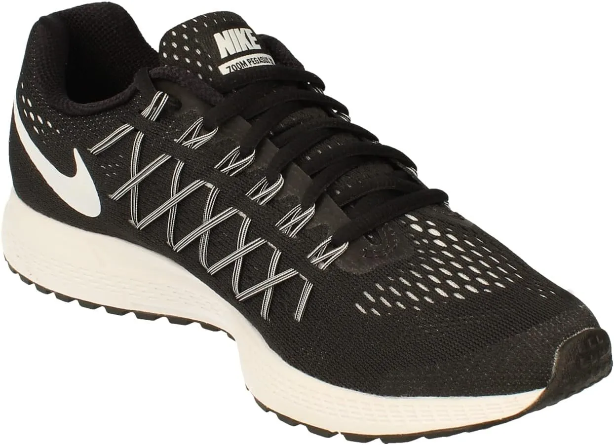 Nike Womens Air Zoom Pegasus 32 Black/White/Pure Platinum Running Shoe