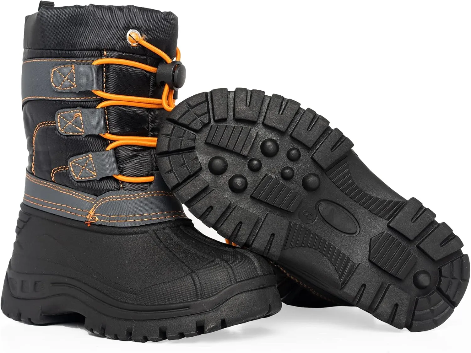 NORTY Waterproof Artic Snow Boots Rated Below Zero for Toddler Kids Boys and Girls