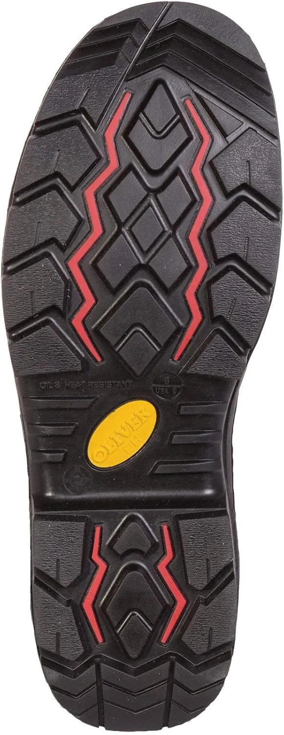 Oliver 55 Series 7" Steel Toe - Metatarsal Protection Leather Work Boots Black (55346S)