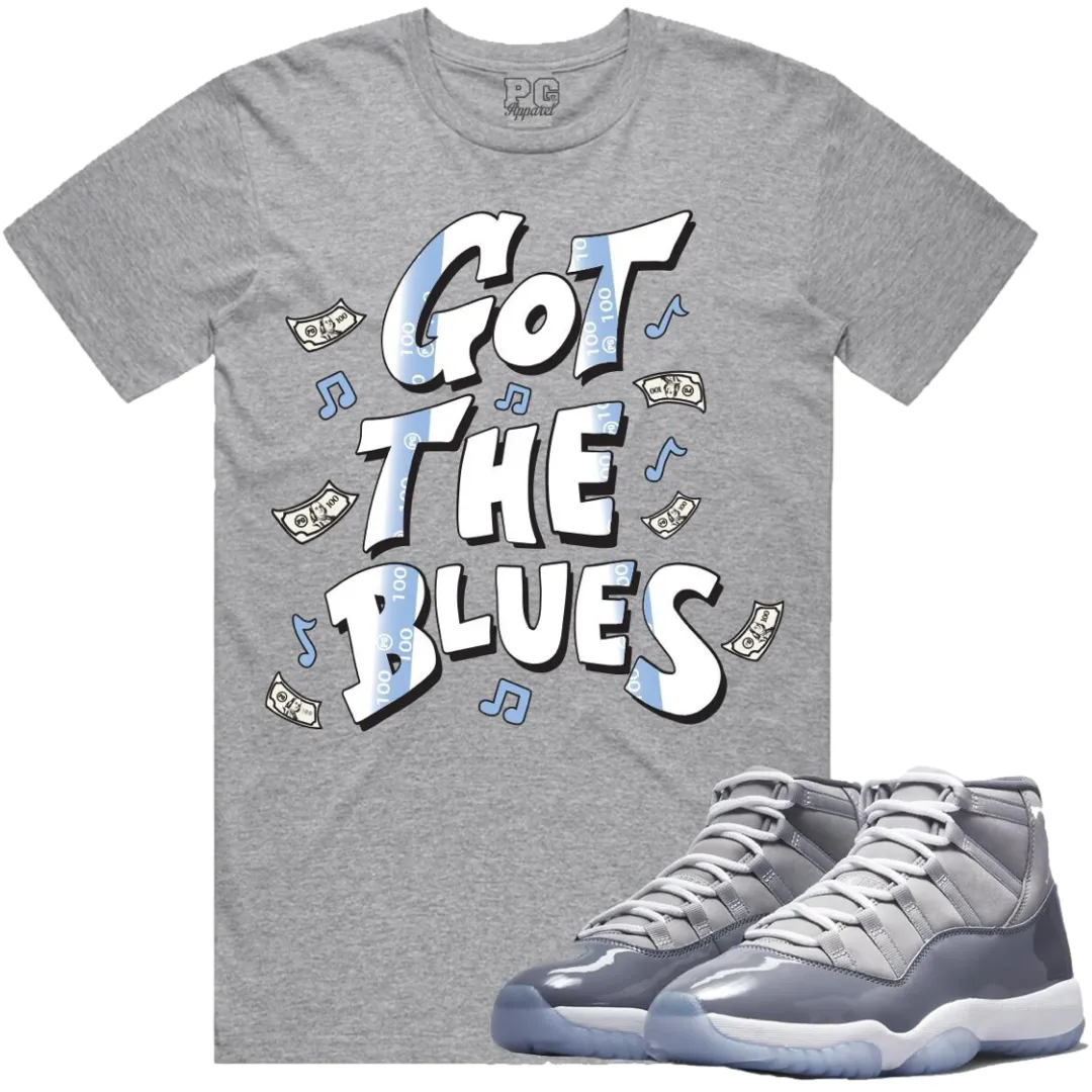 PG APPAREL BLUES T-SHIRTS - GREY