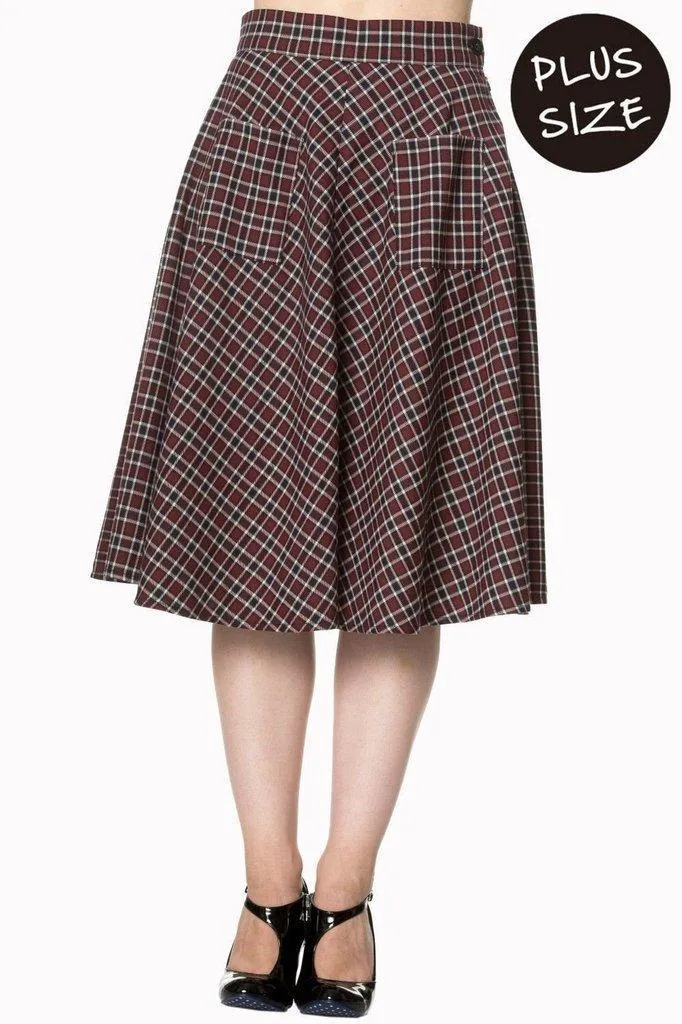Plus Size Apple Of My Eye Skirt