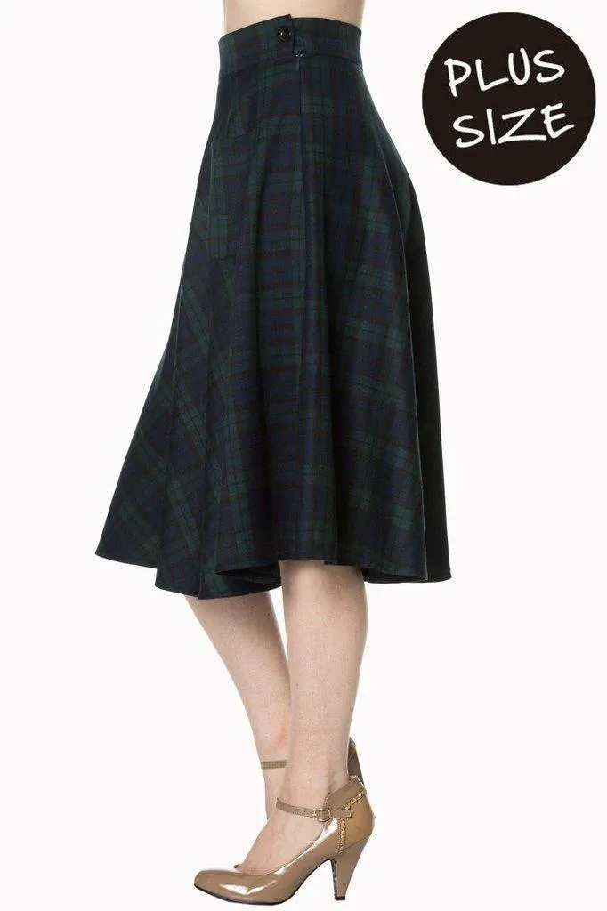 Plus Size Apple Of My Eye Skirt