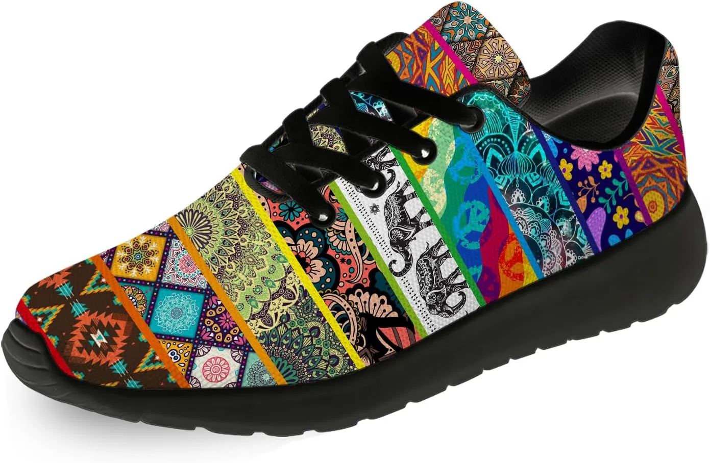 Psychedelic Shoes for Men Women Running Tennis Gym Shoes Athletic Walking Sneakers Gifts for Boyfriend Girlfriend