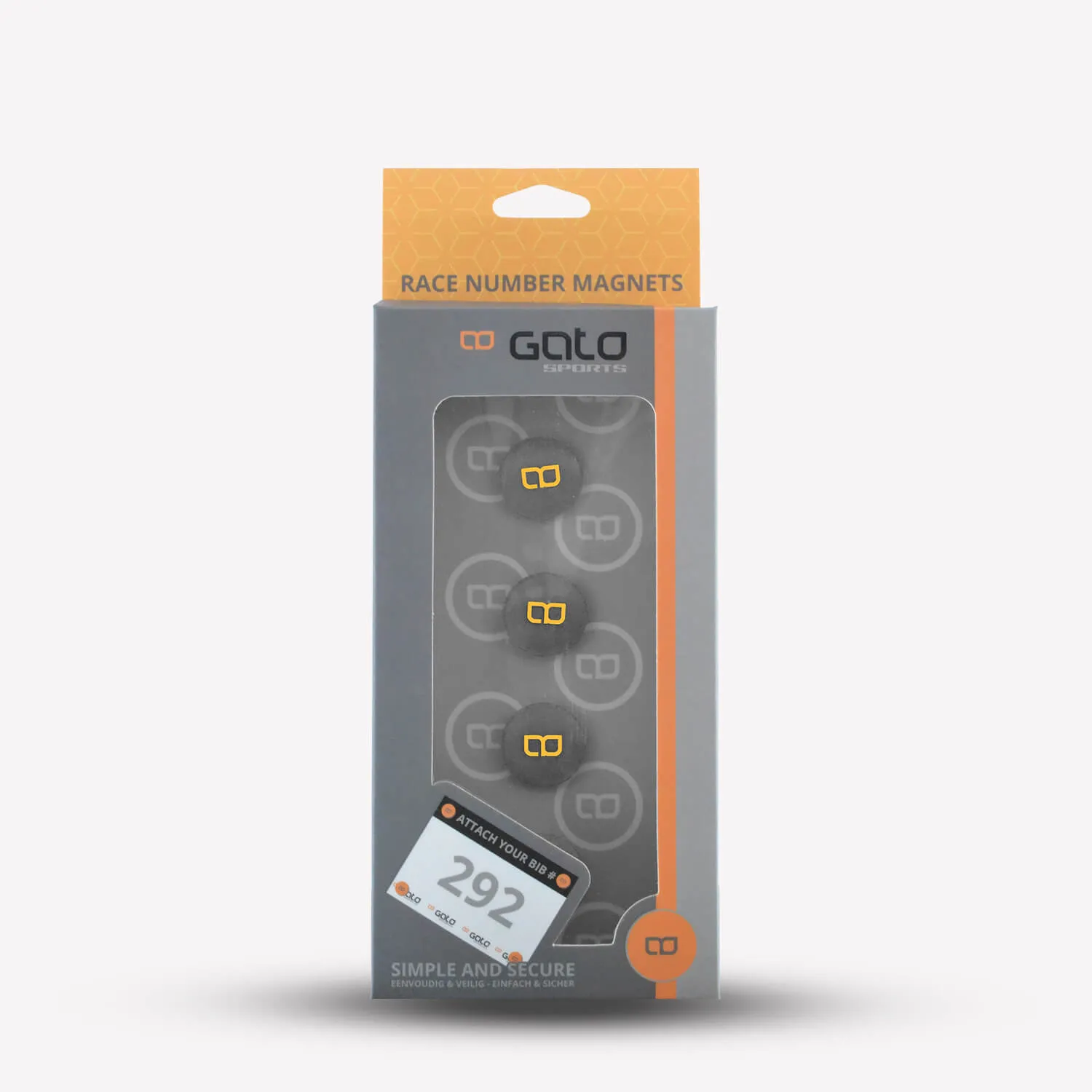 Race Number Magnets (Multiple Colour)