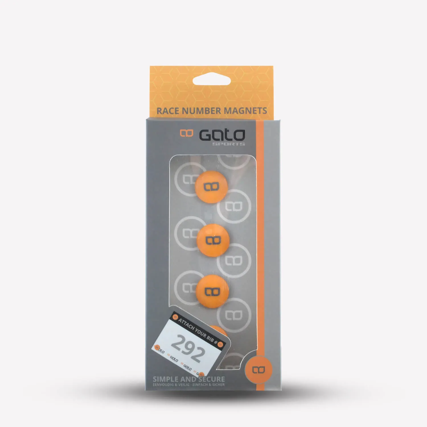 Race Number Magnets (Multiple Colour)