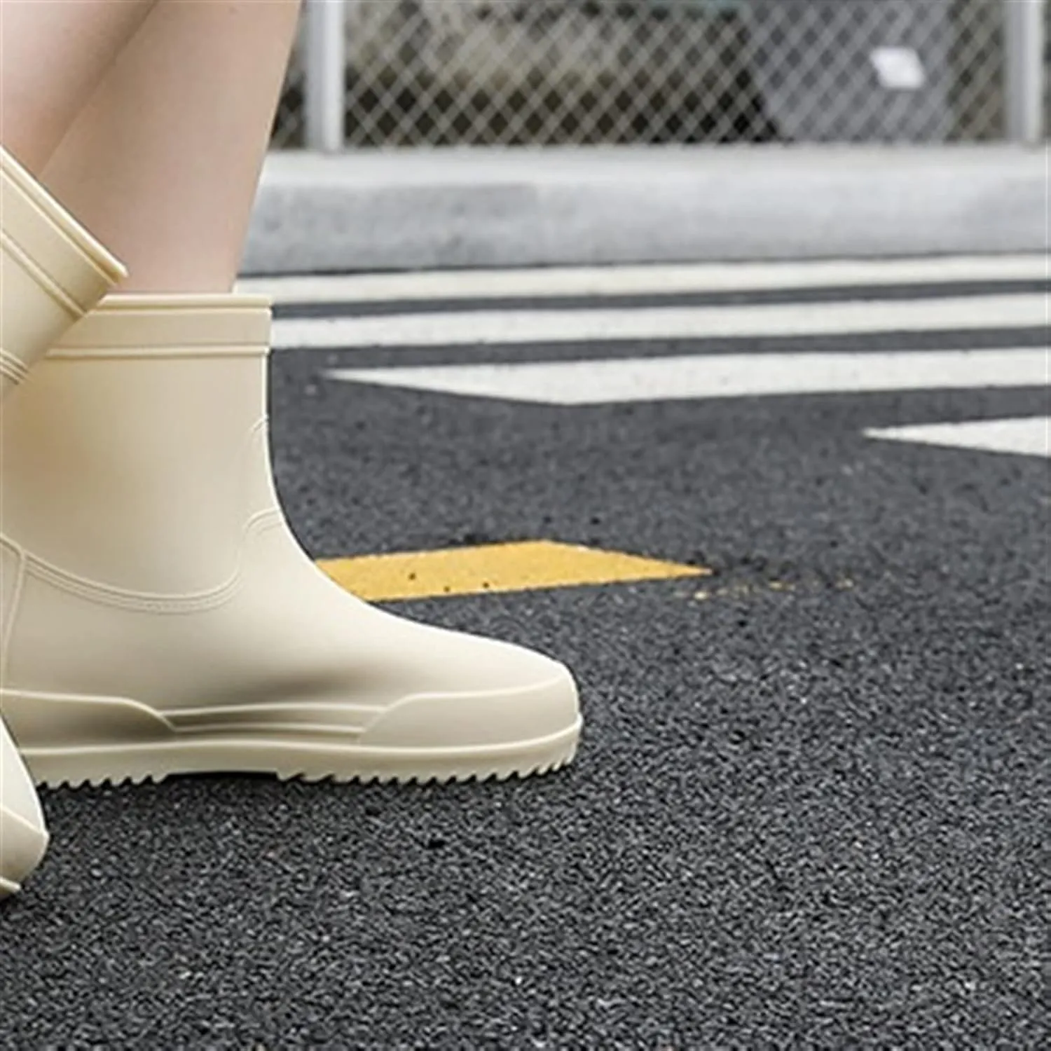 Rain Footwear, Girls' Waterproof Rain Boots Women's Work Shoes Rainboots(9.5)