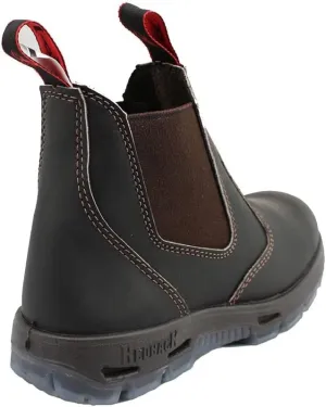 Red Back Boots USBOK Dark Brown Steel Toe Size 7 US/ 6 AU (on pull tags)