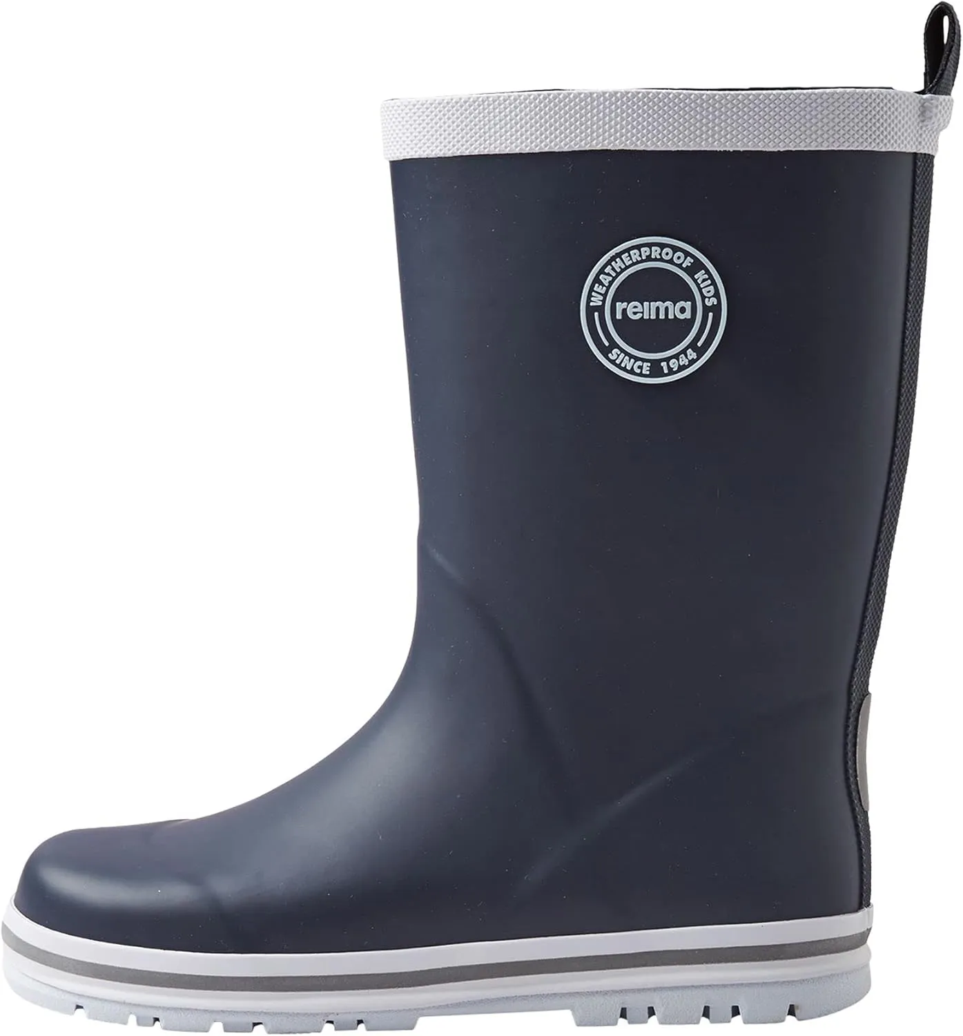 Reima Taika Kids Waterproof Outdoor Rain Boots for Girls & Boys, Navy Blue, 12/12.5 Little Kid