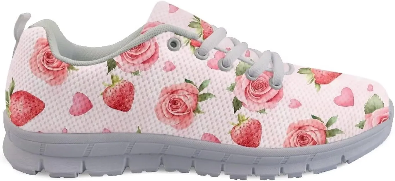 Running Shoes for Women Lightweight Tennis Shoe Outdoor Sports Gym Workout Sneakers Easter St. Patrick's Day Shoes White Sole Size 5-12