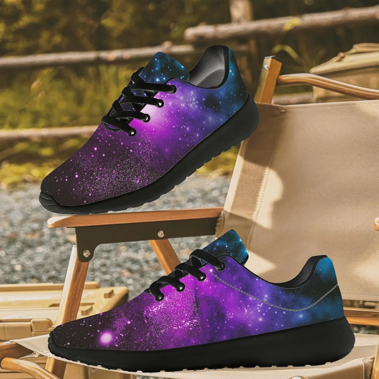 Running Shoes for Women Men Galaxy Shoes 3D Print Sneakers Gifts for Women Men
