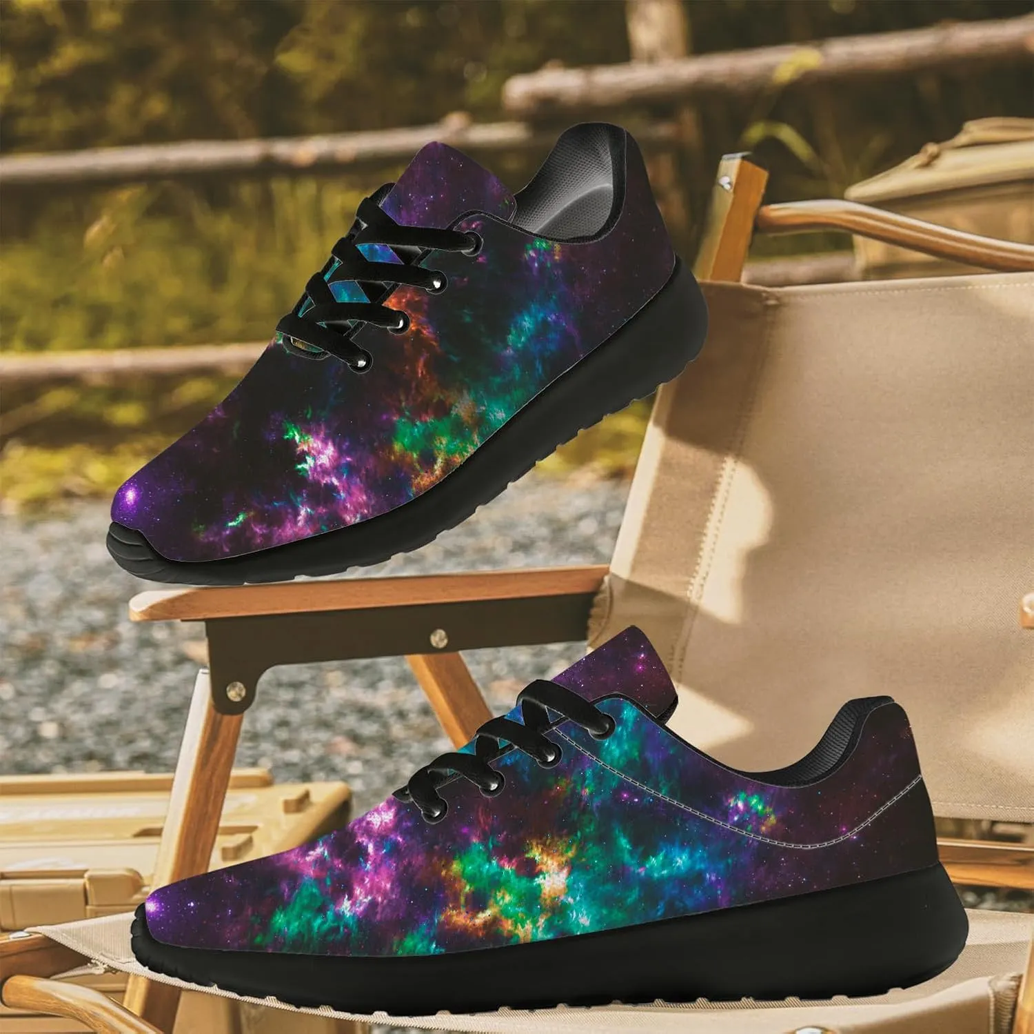 Running Shoes for Women Men Galaxy Shoes 3D Print Sneakers Gifts for Women Men