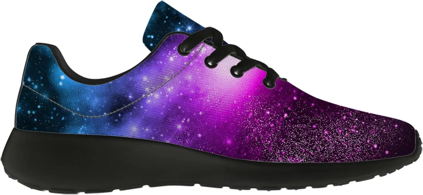 Running Shoes for Women Men Galaxy Shoes 3D Print Sneakers Gifts for Women Men
