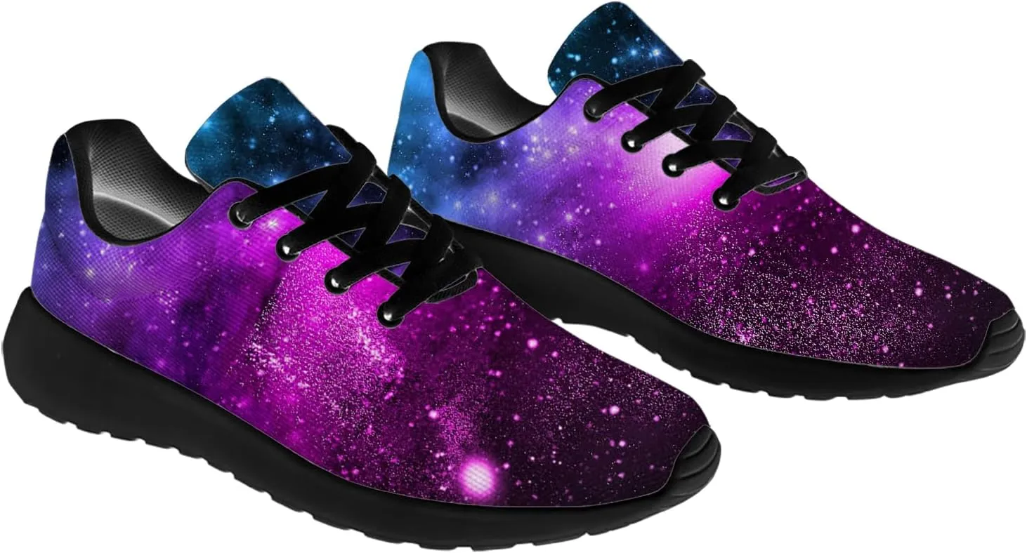 Running Shoes for Women Men Galaxy Shoes 3D Print Sneakers Gifts for Women Men