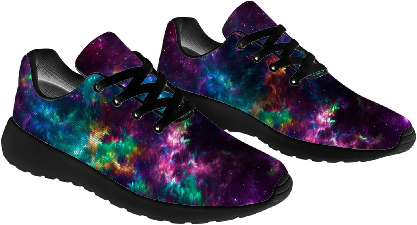 Running Shoes for Women Men Galaxy Shoes 3D Print Sneakers Gifts for Women Men