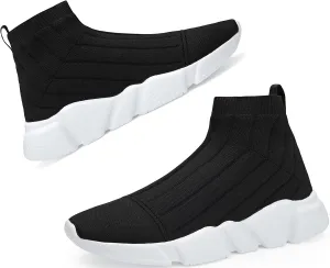 Santiro Women's High Top Sneakers Walking Tennis Shoes Breathable Casual Sports Shoes