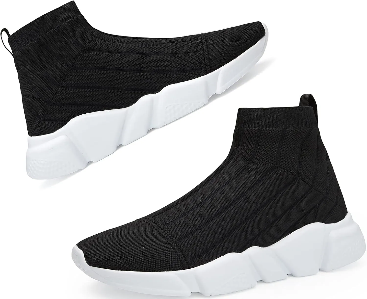 Santiro Women's High Top Sneakers Walking Tennis Shoes Breathable Casual Sports Shoes