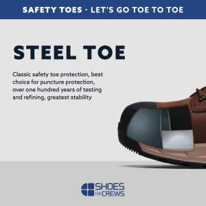 Shoes For Crews Sentry Men's, Women's, Unisex Steel Toe Slip Resistant Work Boot